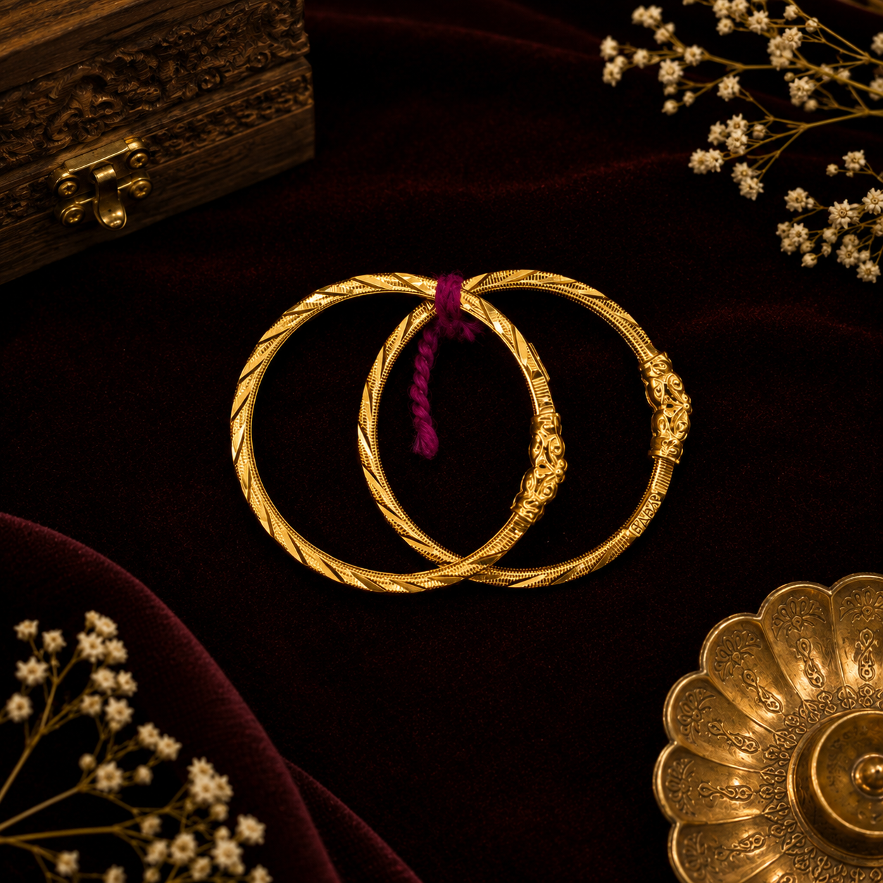 Women’s Gold Hoop Earrings at Sagar Jewellers Kamothe
