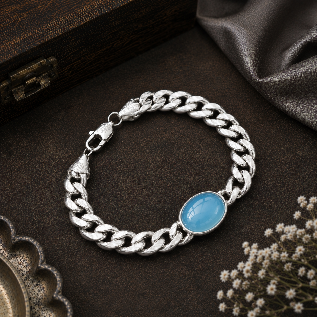 Firoza Silver Bracelet